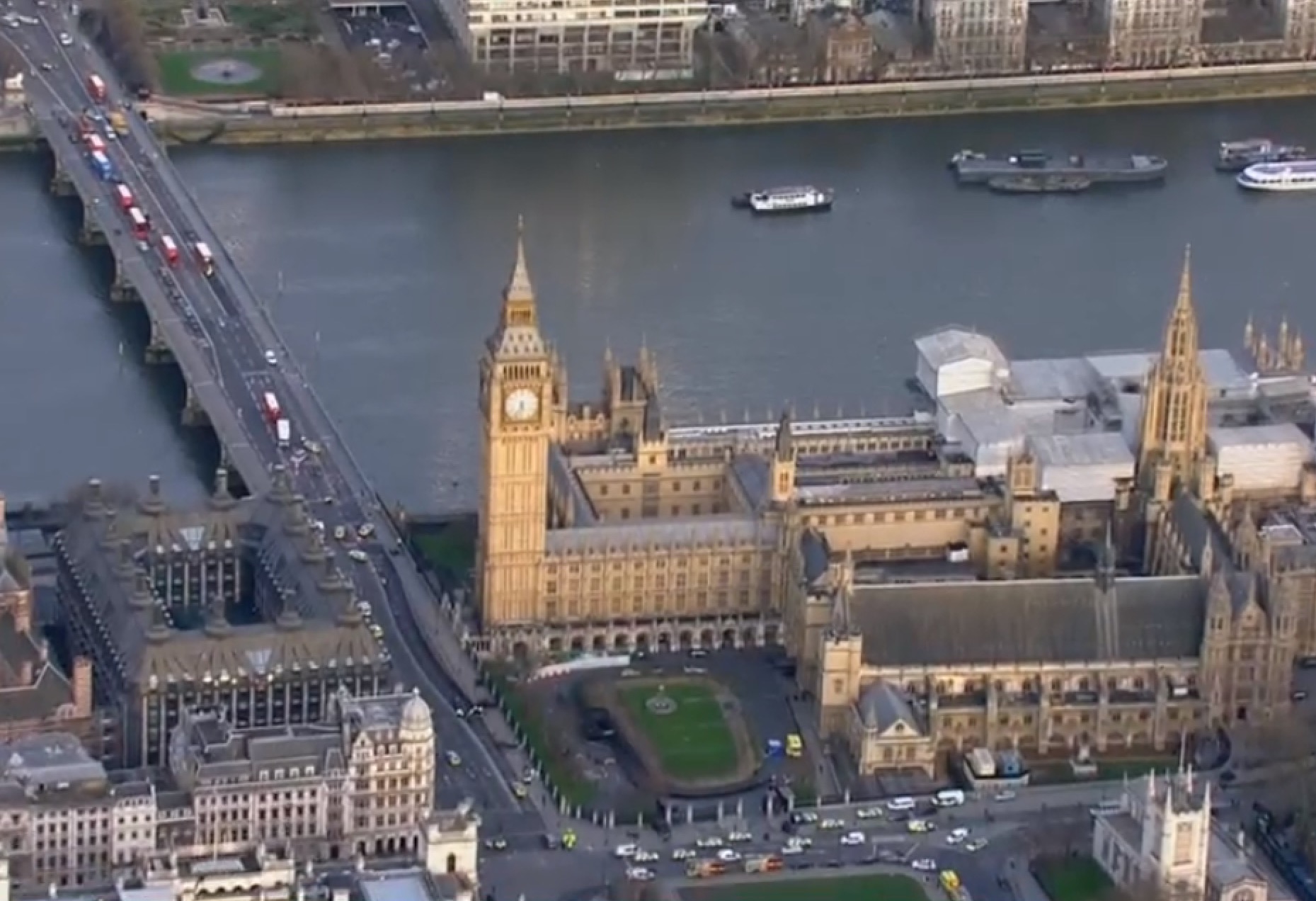 The terrorist left a path of death and destruction from Westminster Bridge, where he ran through pedestrians at high speed to the parliament where he stabbed a police officer to death.