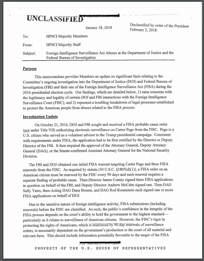 EXPLOSIVE MEMO RELEASED – BIGGER THAN&nbsp;WATERGATE