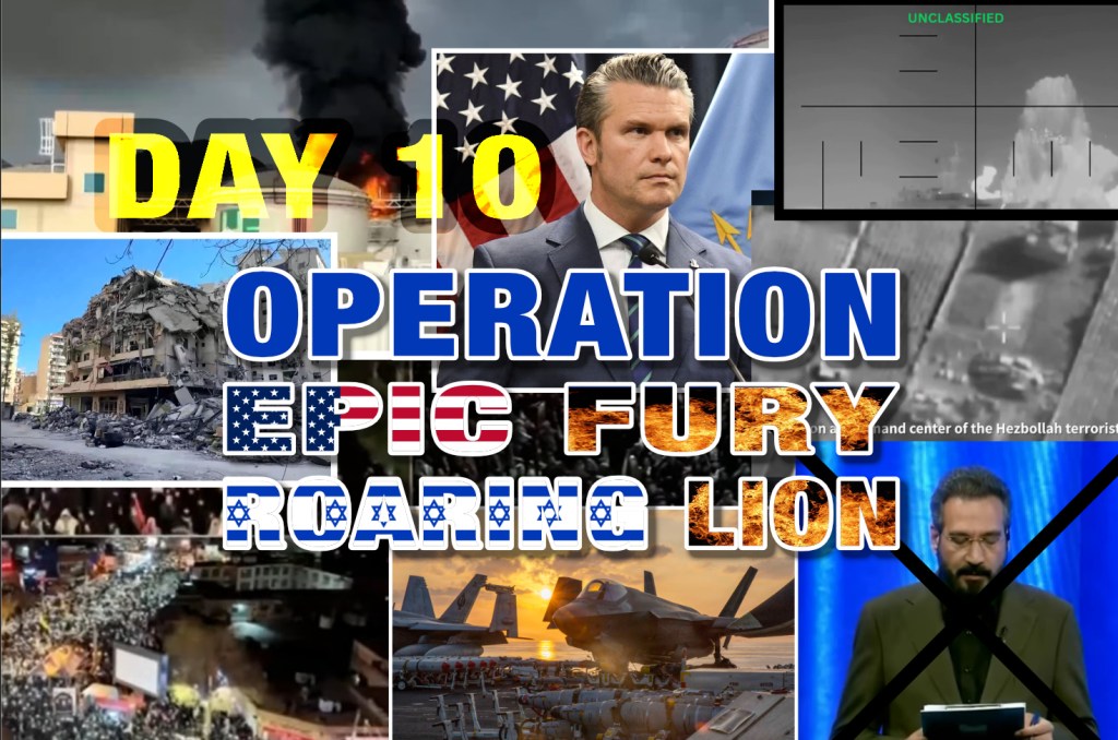 Black Rain Over Tehran — The 10th Day and Beyond: A Deepened Campaign, Regional Shockwaves, and Claims of Regime&nbsp;Collapse