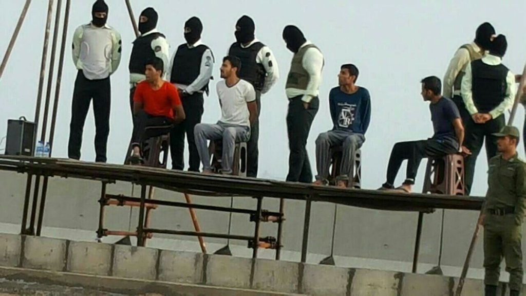 Iranian Dictatorship Mass Hanging