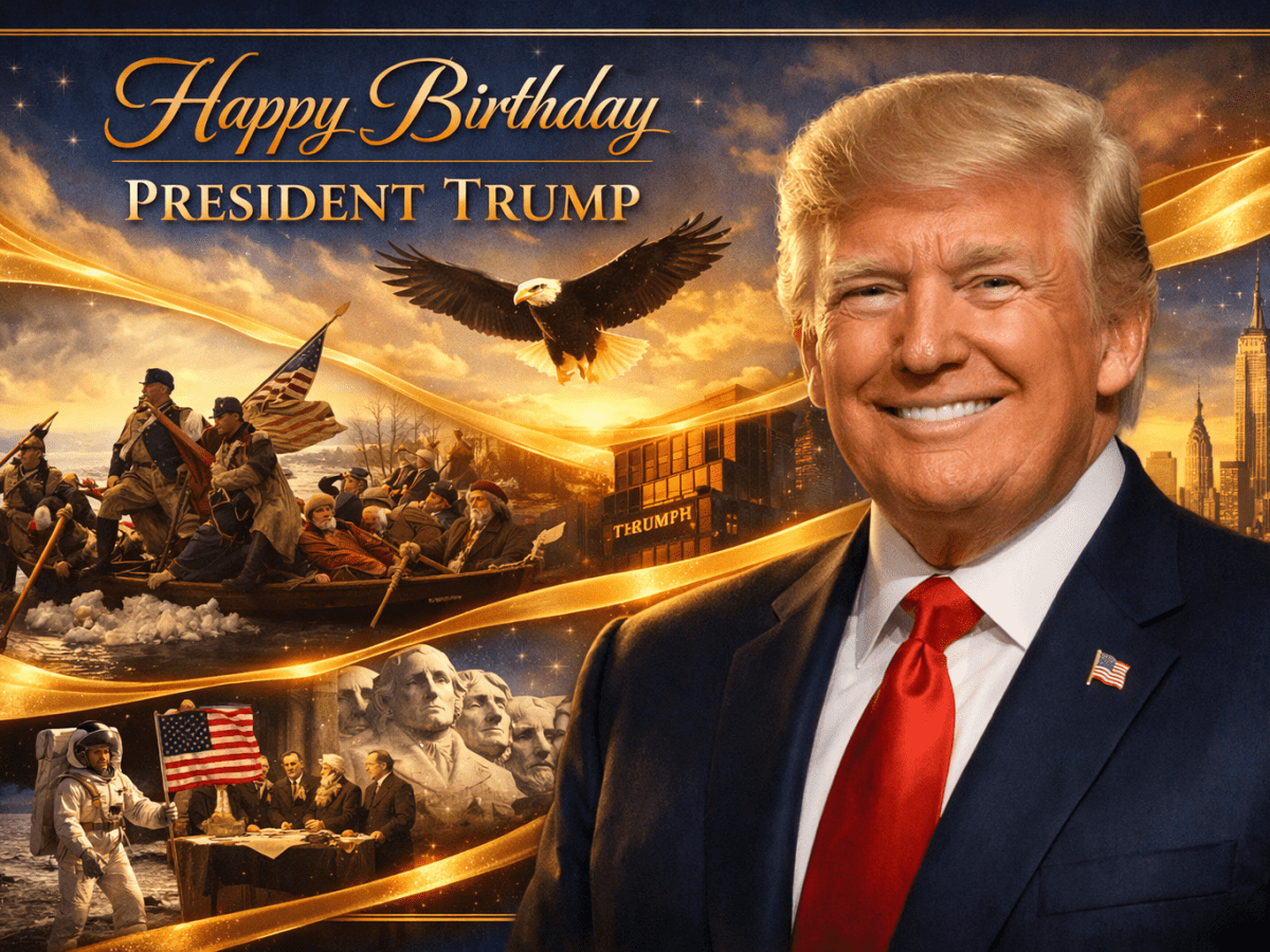 HAPPY BIRTHDAY PRESIDENT DONALD JOHN&nbsp;TRUMP!