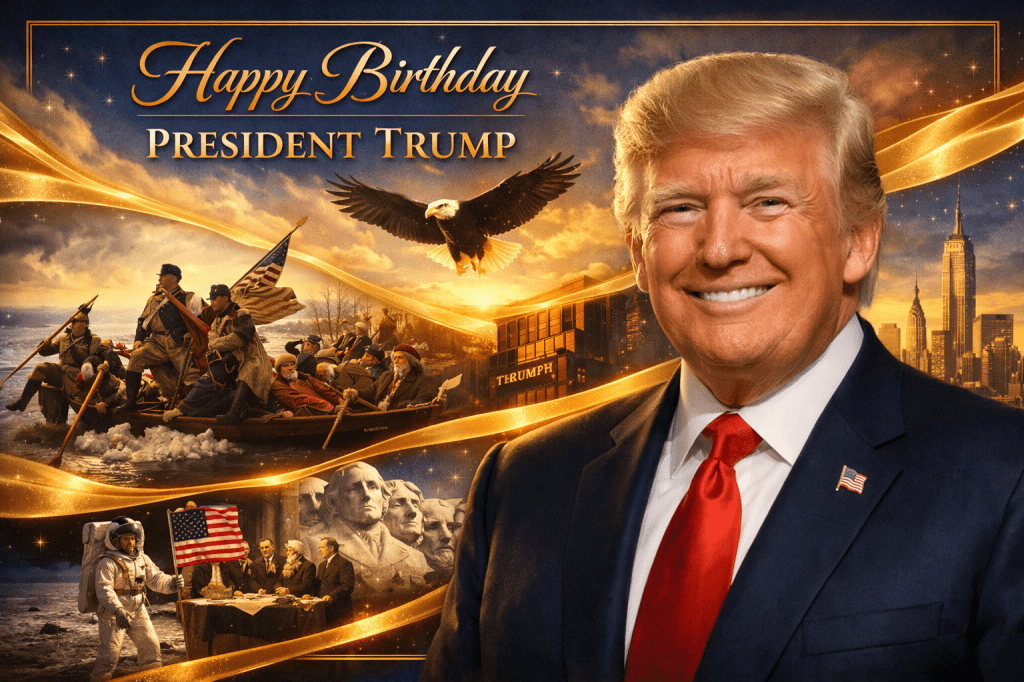 Happy 80th Birthday President Donald John Trump!