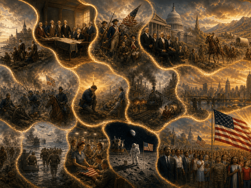 𝕬 𝕲𝖎𝖋𝖙 𝖙𝖔 𝖙𝖍𝖊 𝕬𝖒𝖊𝖗𝖎𝖈𝖆𝖓 𝕻𝖊𝖔𝖕𝖑𝖊 — 𝕬𝖒𝖊𝖗𝖎𝖈𝖆 𝖆𝖙 𝟐𝟓𝟎: — How It All Began…&nbsp;[Movie]