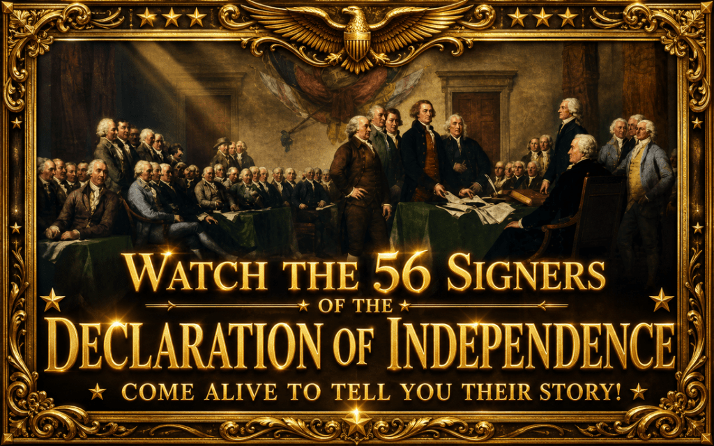 Watch the 56 Signers of the Declaration of Independence Come Alive To Tell You Their Story